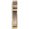 Ekena Millwork Olympic Slat Rough Sawn Outlooker, Douglas Fir, 6"W x 28"D x 28"H OUT06X28X28OLY06RDF - alternate 3